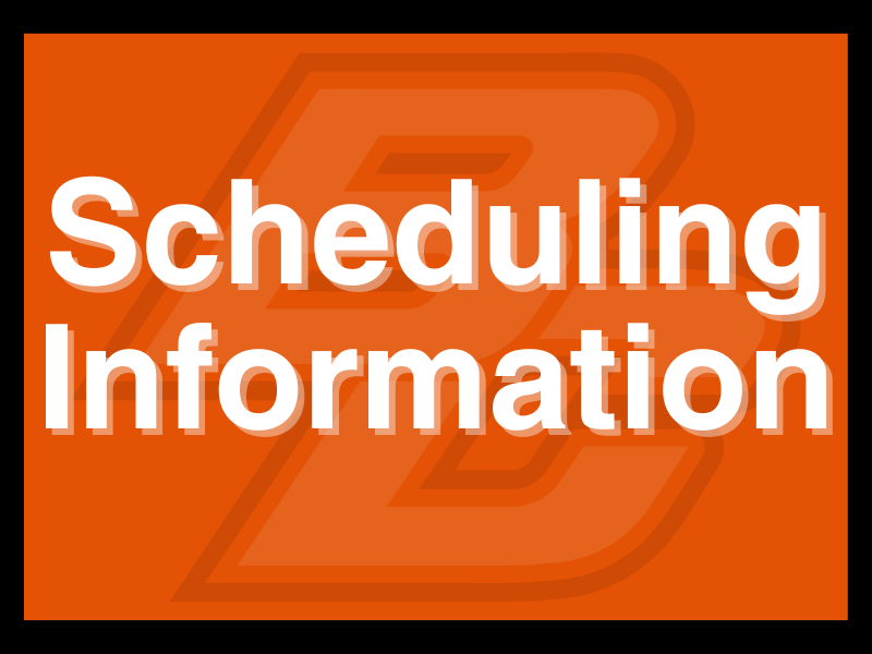 Scheduling Info